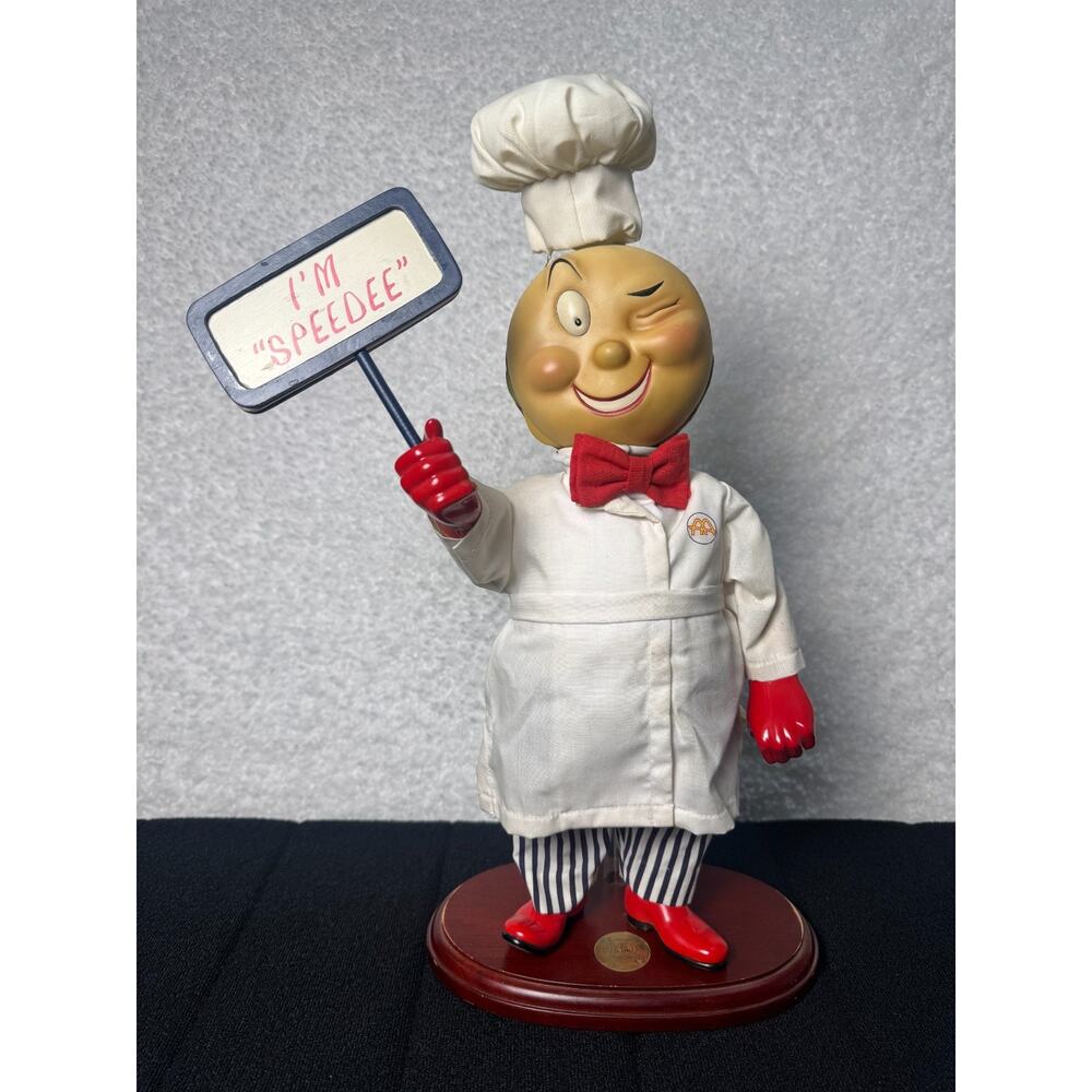 McDonald’s McMemories Speedee Porcelain Doll 40th Anniversary 1995